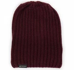 Sticky baits zimní čepice maroon knitted beanie