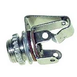 Jack konektor 6.35 mm TRU COMPONENTS 1559776 zásuvka, vestavná, pólů 3, stříbrná, 1 ks, stereo