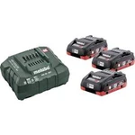 Akumulátor do nářadí a nabíječka, Metabo 685132000, 18 V, 4.0 Ah, LiHD