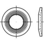 Pérové podložky 159390, vnitřní Ø: 5 mm, pružinová ocel, 250 ks