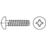 Čočkové šrouby do plechu TOOLCRAFT 145065, N/A, 9.5 mm, ocel, 100 ks