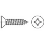 Šrouby do plechu se zápustnou hlavou Toolcraft, ocelové, DIN 7982, 4,8 mm x 13 mm, 100 ks