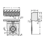 Konektor do DPS WAGO 2092-1104, 35.40 mm, pólů 4, rozteč 5 mm, 200 ks