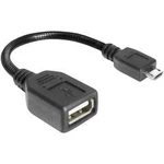 USB 2.0 kabel Delock 83293, 15.00 cm, černá