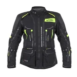 Moto bunda W-TEC Aircross  černá-fluo žlutá  6XL