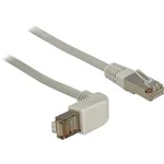 Síťový kabel RJ45 Delock 83524, CAT 6, S/FTP, 0.50 m, šedá