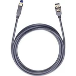 USB 3.0 kabel Oehlbach USB MAX A/B 9223, 7.50 m, černá