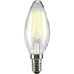 LED žárovka Sygonix STC3001 230 V, E14, 2 W = 25 W, teplá bílá, A++ (A++ - E), tvar svíčky, vlákno, 1 ks