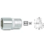 Vložka pro nástrčný klíč Hazet vnější šestihran, 1/4" (6,3 mm), chrom-vanadová ocel 850A-5/16