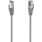 Síťový kabel RJ45 Hama 00200669, CAT 5e, S/UTP, 3 m, šedá