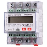 Elektroměr PRO380 0,25-100A MID 3F 2-sazbový ModBus