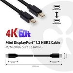 Mini-DisplayPort kabel club3D [1x mini DisplayPort zástrčka - 1x mini DisplayPort zástrčka] černá 2.00 m