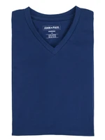 John & Paul Poriadne tričko John & Paul - navy (V-neck) - 01 - Superhubeňour (XS)