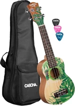 Cascha HH 2602 Art Series Leafy Ukulele soprano