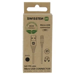 Datový kabel Swissten USB/Micro USB, 1,2m, černá