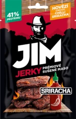 Jim Jerky Hovězí s příchutí chilli sriracha