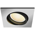 LED vestavné svítidlo Philips Lighting Hue Hue White Amb. Milliskin Einbauspot eckig aluminium 350lm Erweiterung, GU10, 5 W, N/A