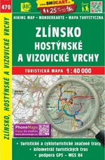 Zlínsko, Hostýnské a Vizovické vrchy 1:40 000