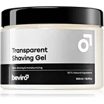 Beviro Transparent Shaving Gel gél na holenie pre mužov 500 ml