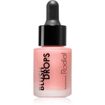 Rodial Blush Drops tekutá lícenka a lesk na pery dodávajúci hydratáciu a lesk odtieň Frosted Pink 15 ml