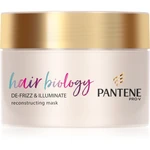 Pantene Hair Biology De-Frizz & Illuminate maska na vlasy pre suché a farbené vlasy 160 ml