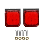 2PCS 24V 20LED Trailer Side Marker Lights Rear Clearence Flash Lamp Truck