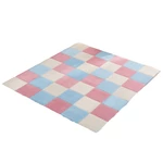 30x30x1cm Children EVA Suede Mats Stitching Carpet Floor Mat Comfortable Soft Anti-skid Play Pad for Living Room Bedroom