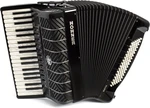 Hohner Mattia IV 96 Gun Gun Black/Pearl Key Billentyűs harmonika