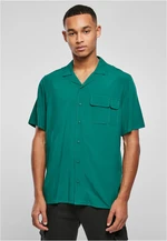 Green viscose shirt Camp