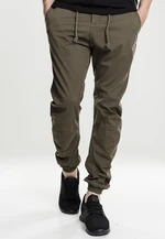 Stretch jogging pants - olive