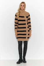 Makadamia Woman's Sweater S138 Camel/Black