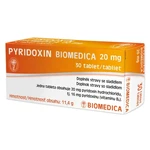 BIOMEDICA Pyridoxín 20 mg 30 tabliet