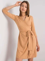 Dress-LK-SK-507665.17P-camel