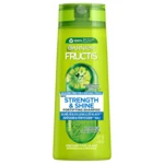 GARNIER Fructis Strength & Shine Posilňujúci šampón pre všetky typy vlasov bez lesku a sily, 400 ml