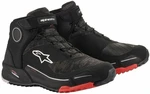 Alpinestars CR-X Drystar Riding Shoes Black/Camo/Red 40 Bottes de moto