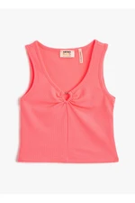 Koton Solid Pink Girls' Undershirt 3skg30039ak