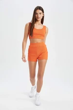 DEFACTO Cool Ribbed Camisole Shorts