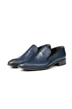 Pánske klasické topánky Ducavelli Alligator z pravej kože, mokasíny klasické topánky, mokasíny.