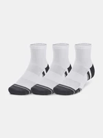 Under Armour Socks UA Performance Tech 3pk Qtr-WHT - unisex