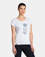 Women's cotton T-shirt KILPI ROANE-W White