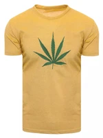 Yellow men's T-shirt Dstreet