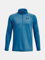 Under Armour T-Shirt UA Tech 2.0 1/2 Zip-BLU - Boys