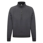 Grey Men's Sweatshirt Zip Neck Sweat Fruit of the Loom