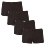 4PACK Men's Boxers S.Oliver black