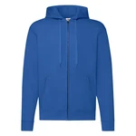 Blue Zippered Hoodie Classic Fruit of the Loom