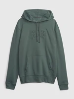 Green men's sweatshirt with GAP logo