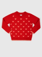 Red Girly Patterned Sweater GAP