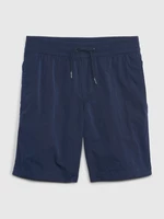 Navy blue boys' shorts with elasticated waistband GAP