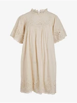 Beige Ladies Dress VILA Tula - Ladies