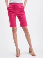 Orsay Dark Pink Women Shorts - Women